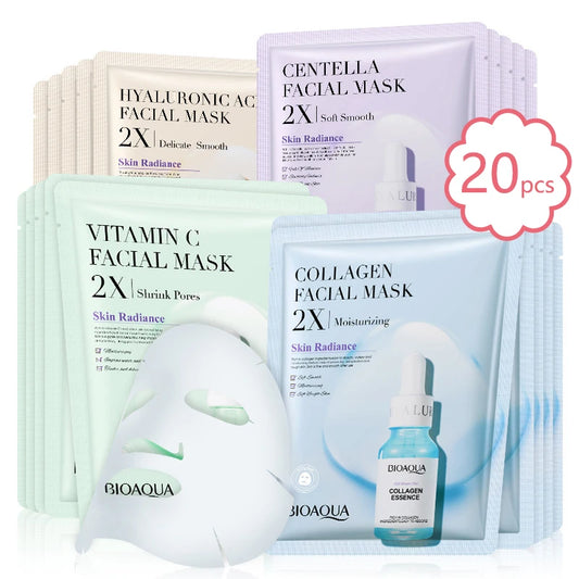 Collagen Face Mask Sheet - 20Pcs